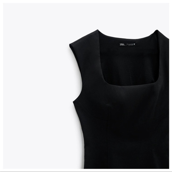 Zara black mink dress - Picture 3 of 3